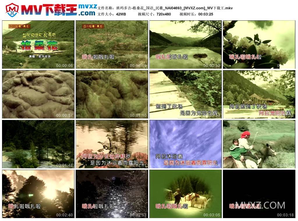 班玛多吉-格桑花_国语_民歌_NAI04693